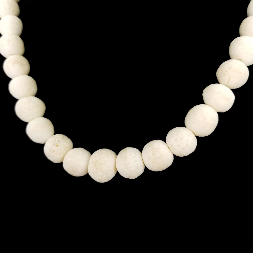 Vintage White Coral Boho Natural Necklace